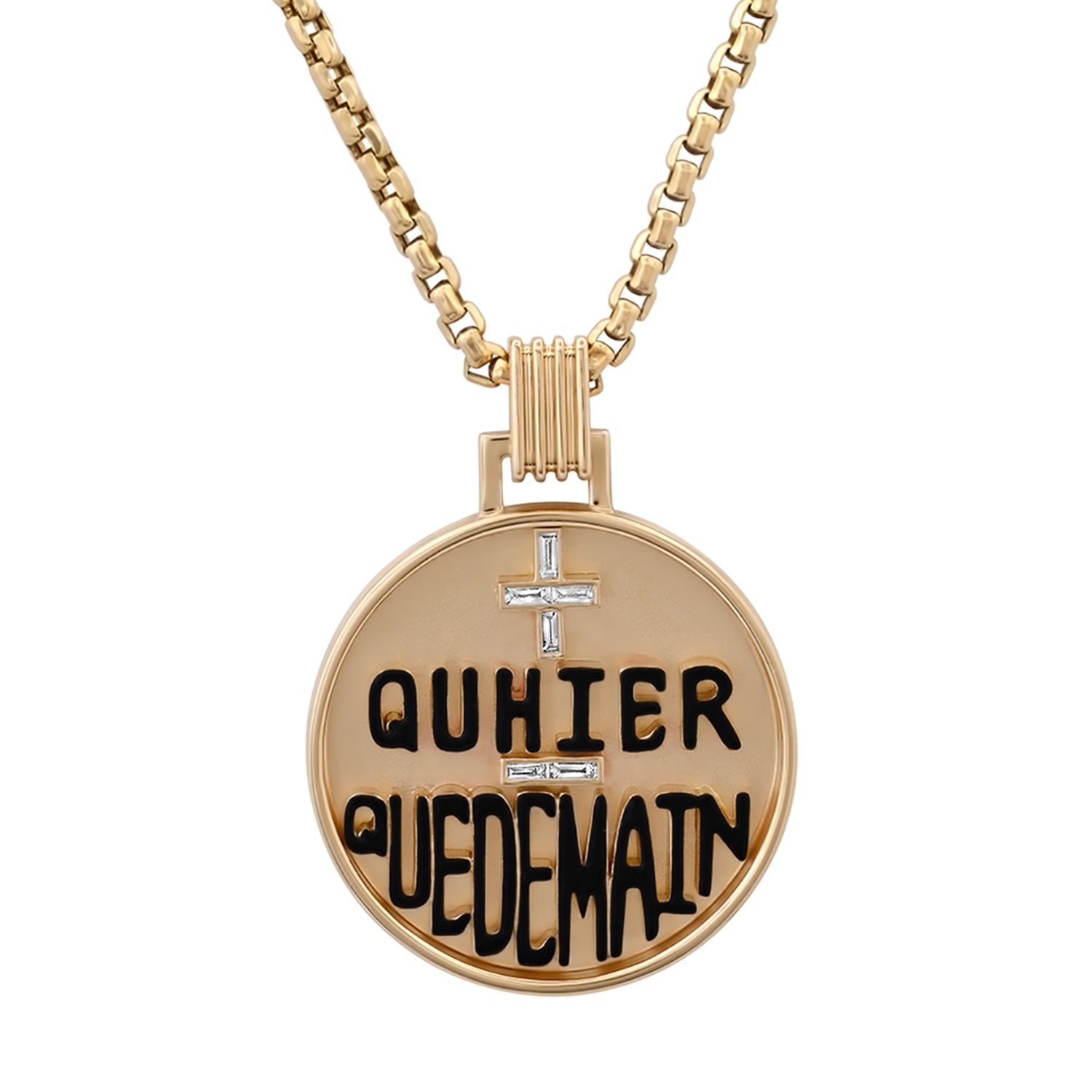 【新品】RATS QU'HIER QUE DEMAIN SILVER quhiernecklacefront.jpg?v=