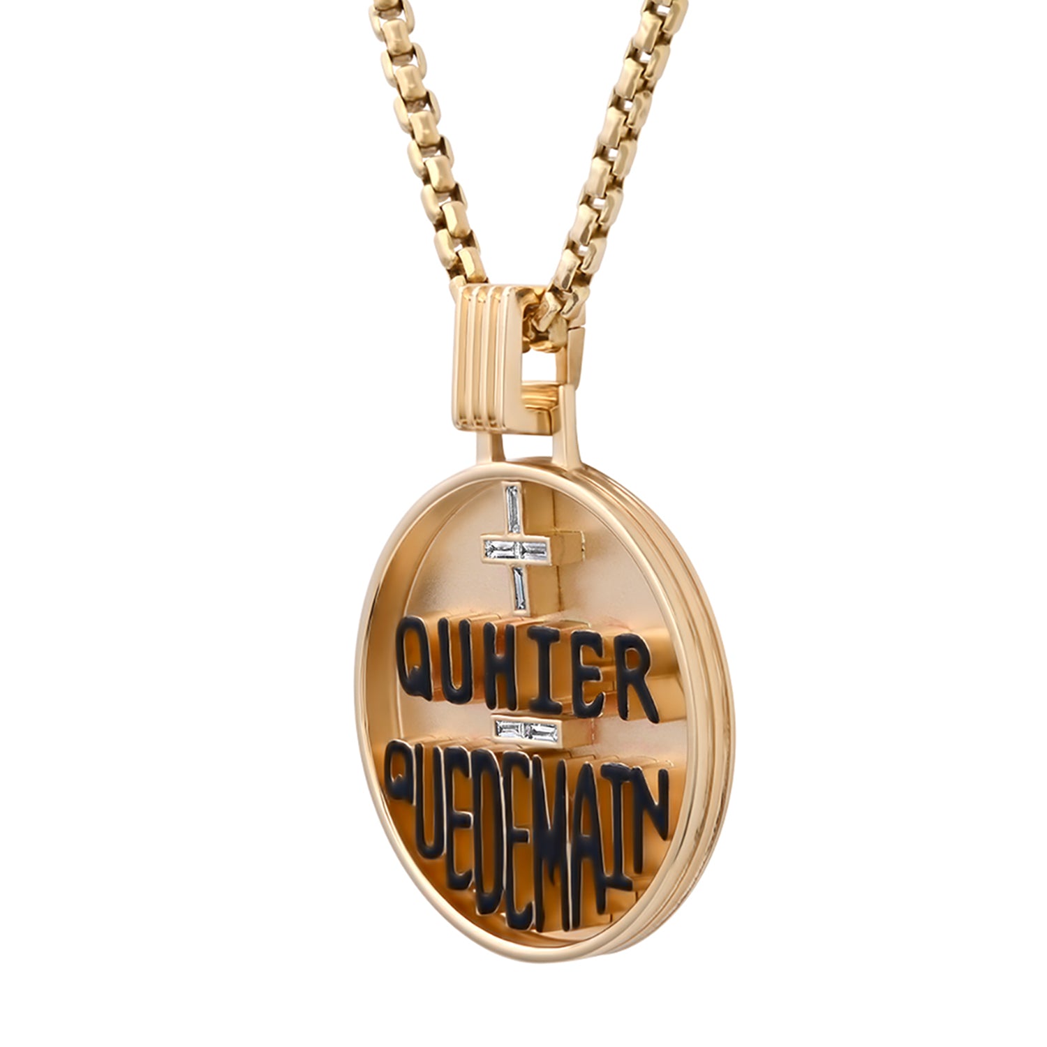 Grandsize +Qu'hier -Que Demain Necklace – helena rose jewelry