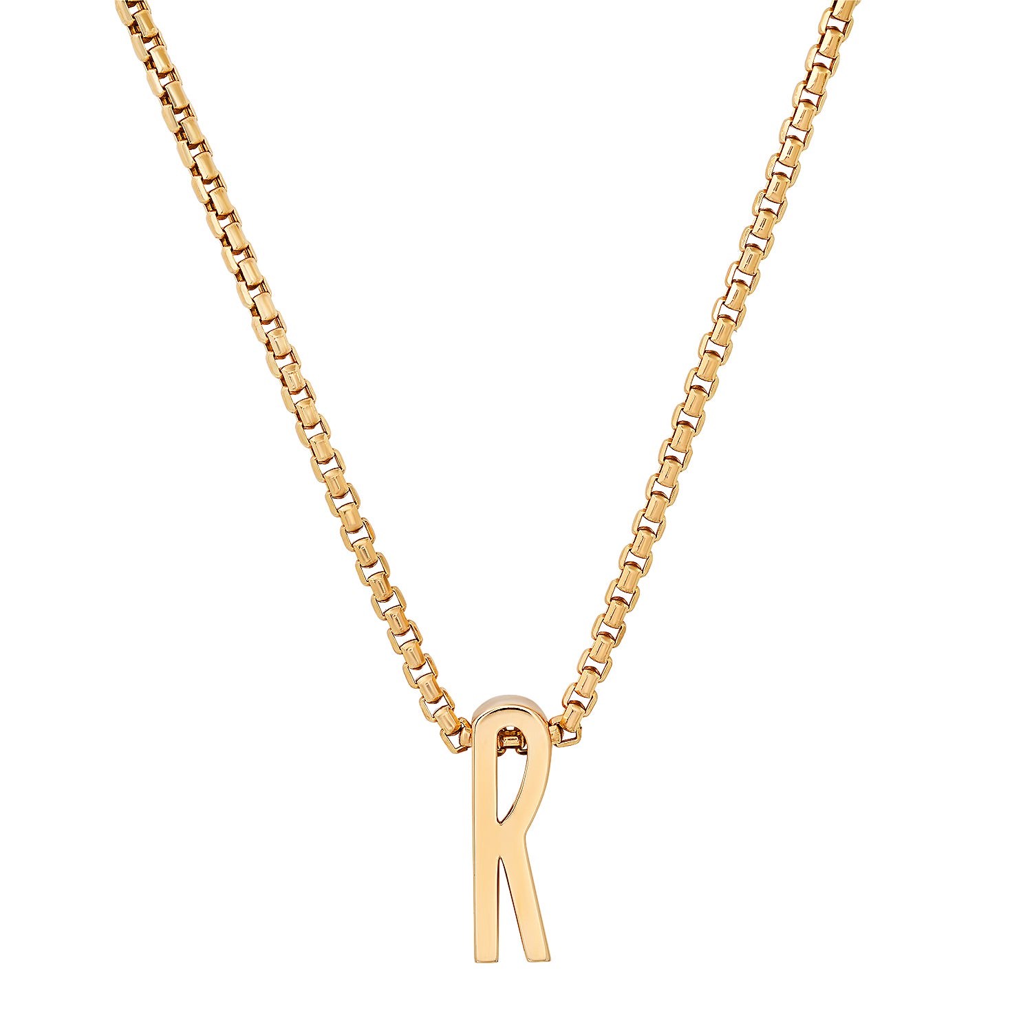 Slide-On Classic Initial Necklace – helena rose jewelry