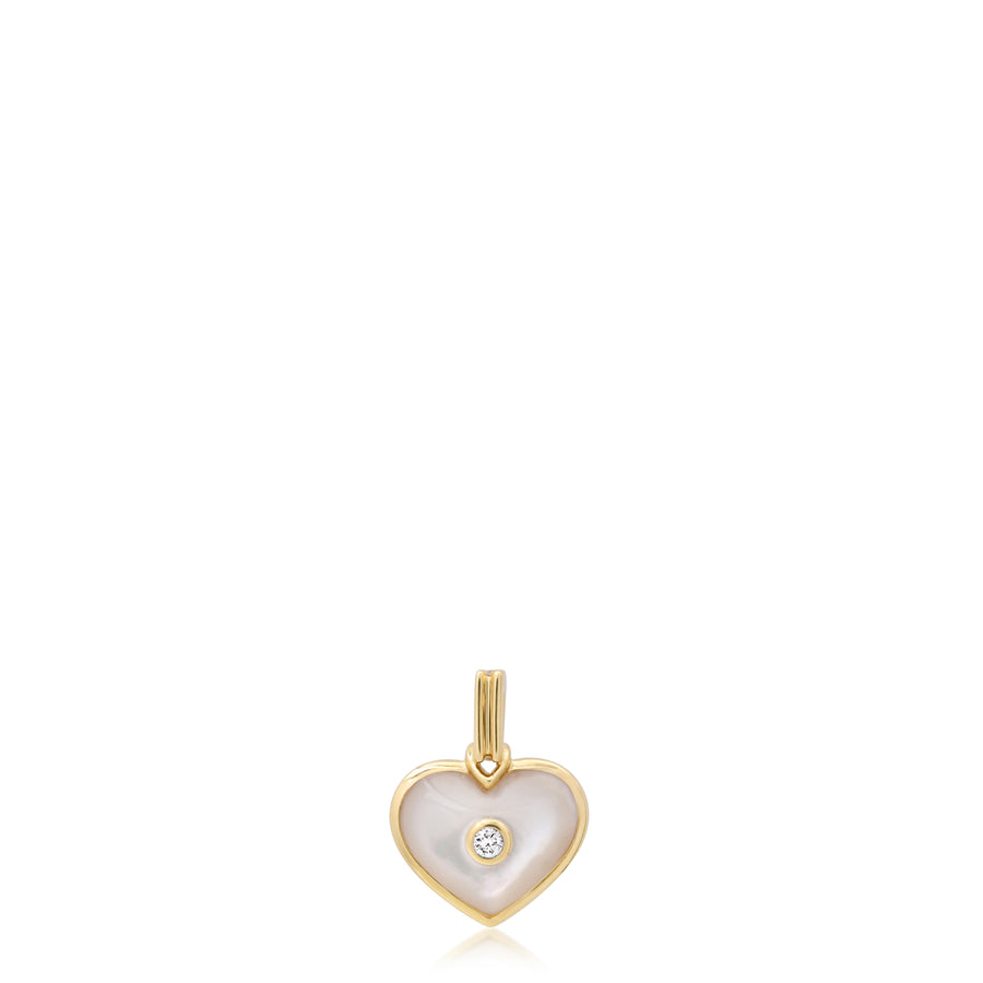 Mini Love Necklace in Mother of Pearl