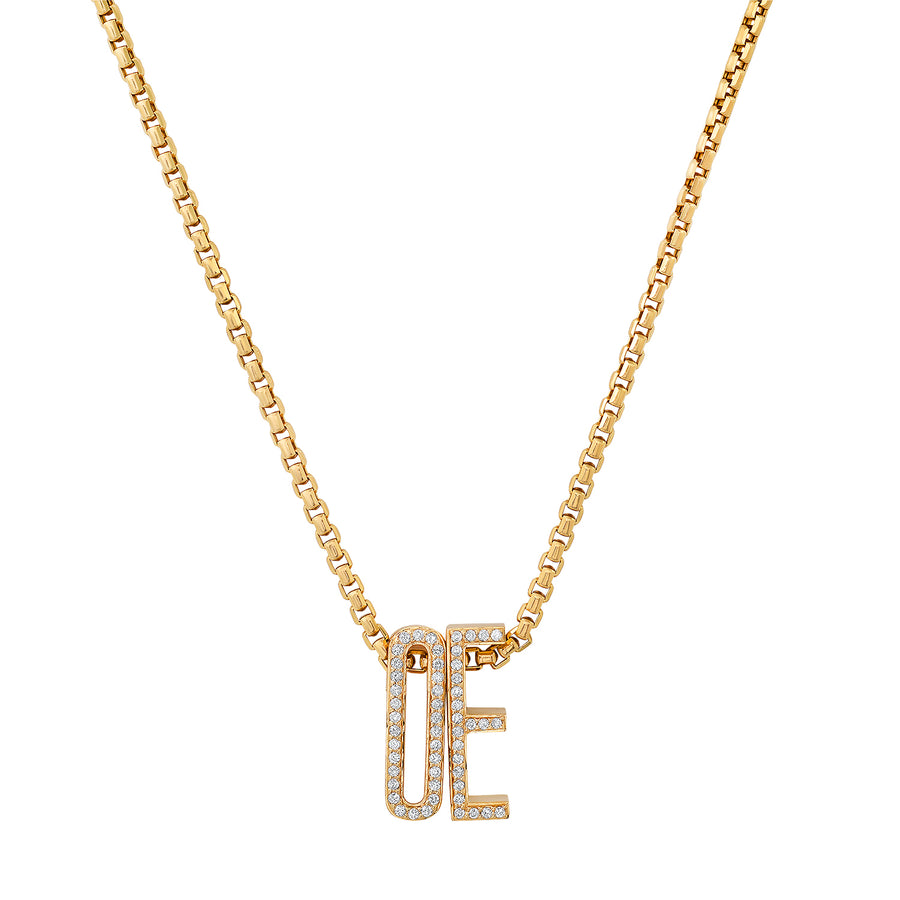 Callista Initial Charm Necklace – Aurous Atelier