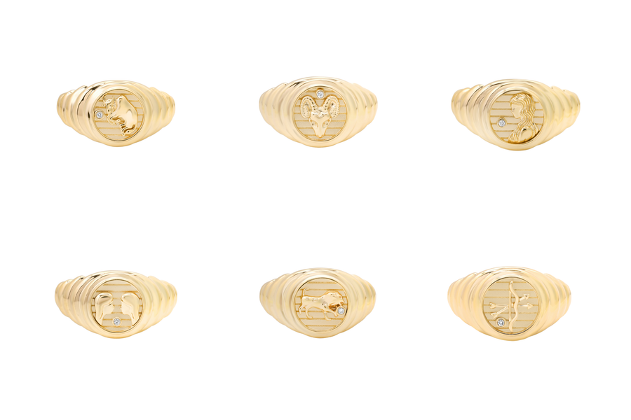 Petite Zodiac Ring