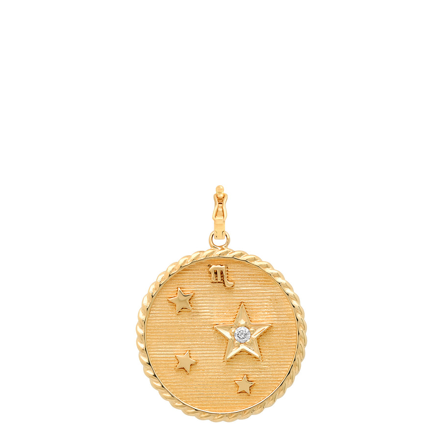 Large Gold Zodiac Necklace – helena rose jewelry
