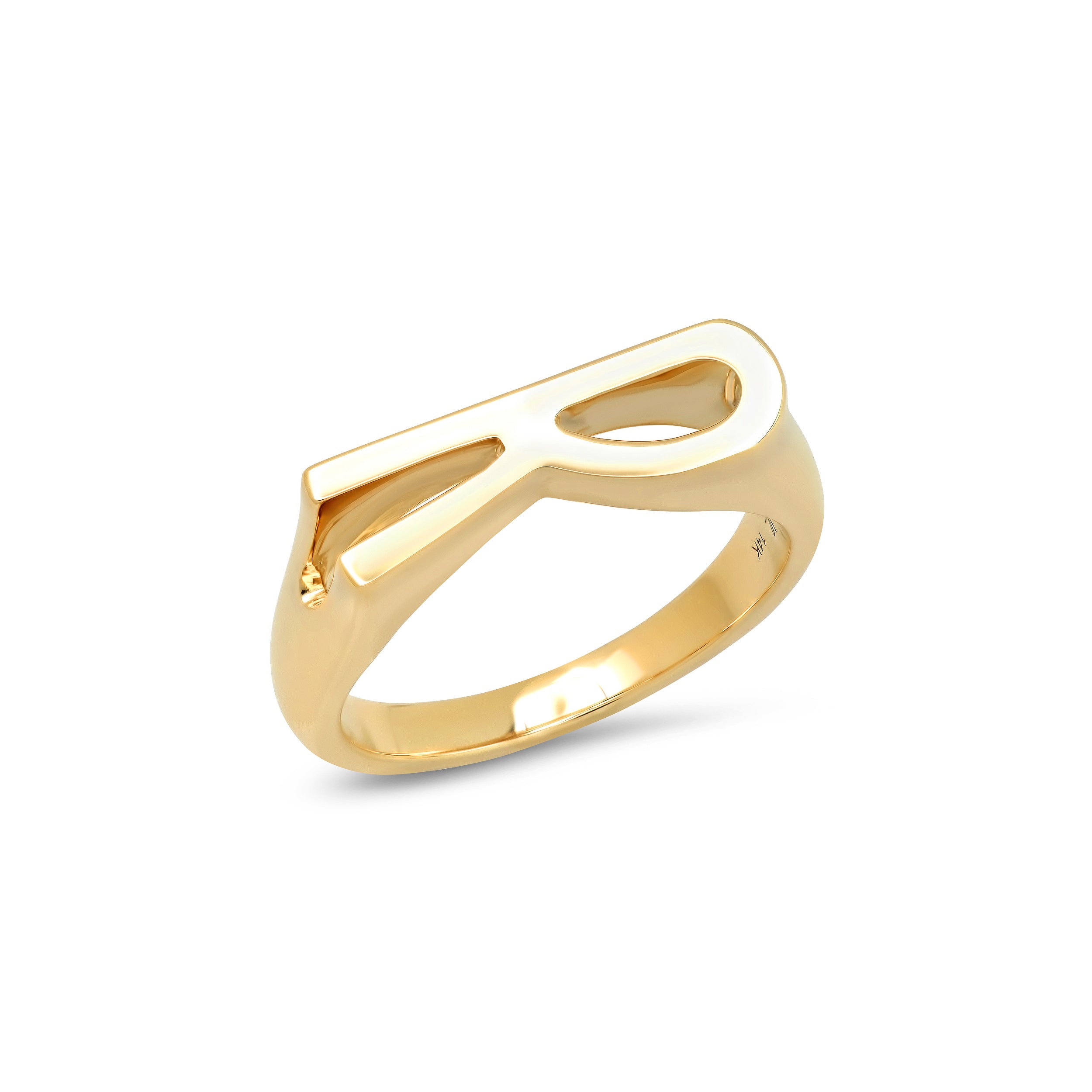 Classic Initial Ring – helena rose jewelry